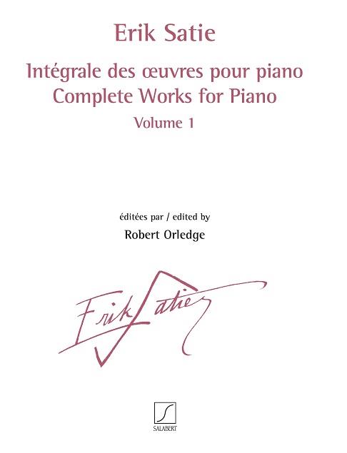 Intégrale des œuvres pour piano volume 1 - Complete Works for Piano - pro klavír